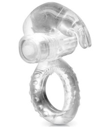 Cockring vibrant avec stimulation du clitoris - CC570035